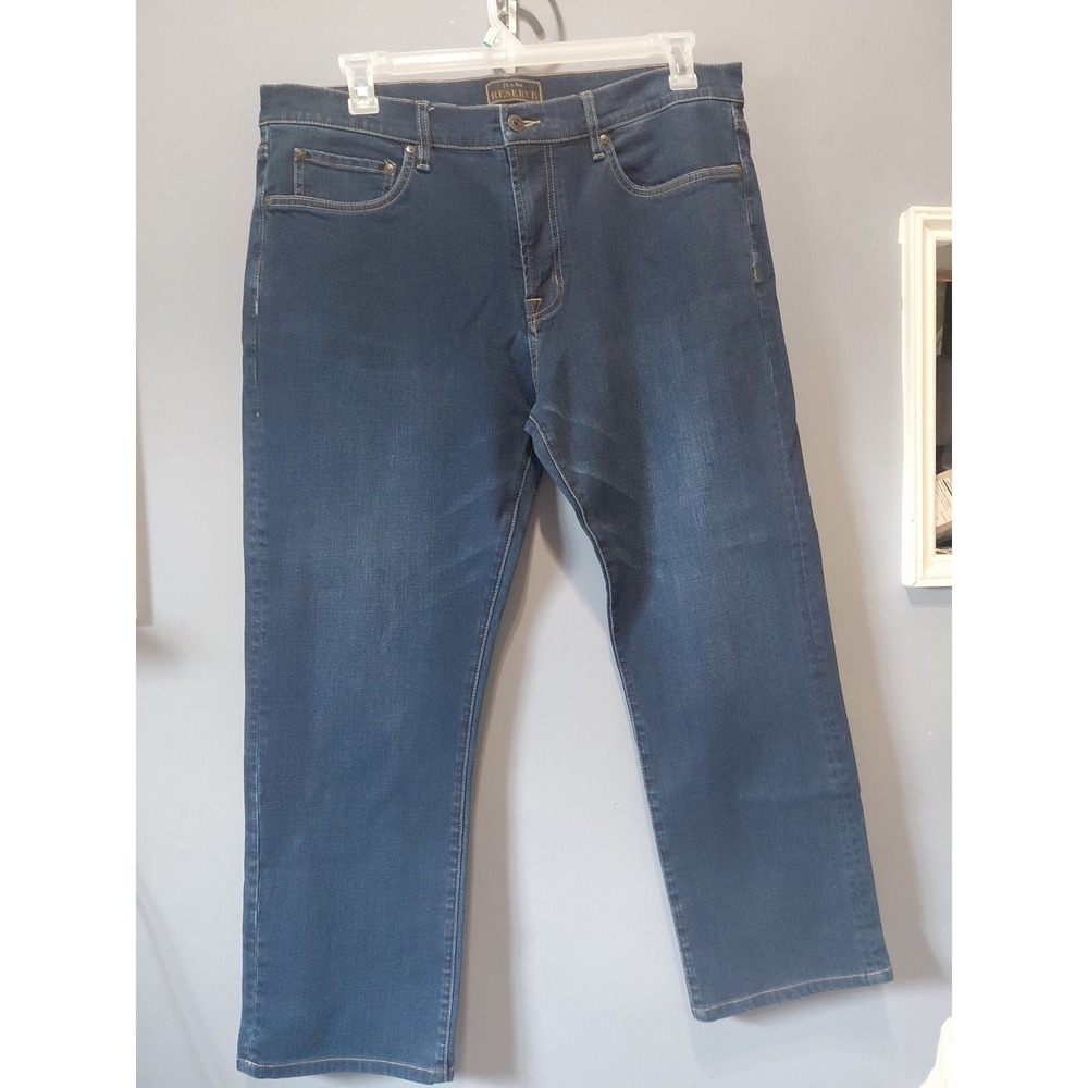 JoS A Bank RESERVE Men's Dark Wash Denim Jeans  Size 36X30 Traditional Fit New